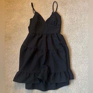 Elegant Black Sleeveless Dress